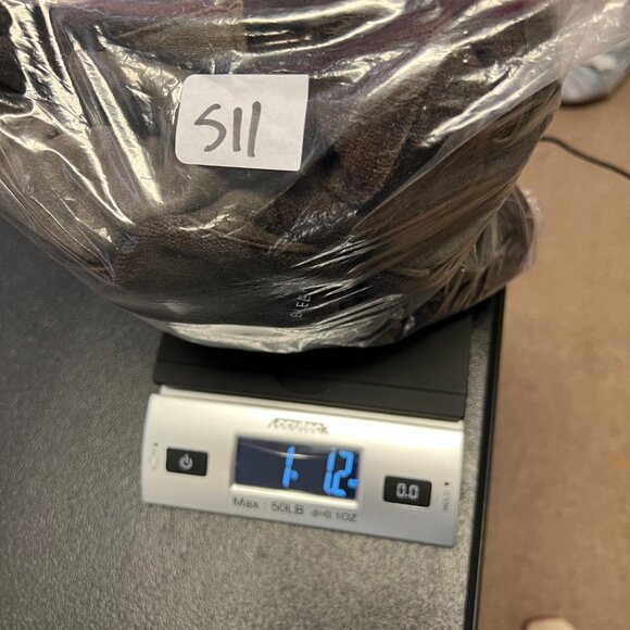 Eileen Fisher Womens Wool & Lamb Leather Blazer Jacket size Med Brown Suede Trim - Picture 10 of 10